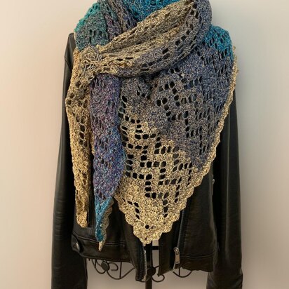 Triangular Scarf "Najade"