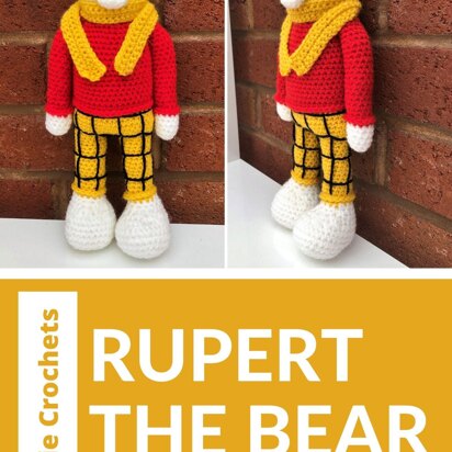 Rupert The Bear Crochet Pattern
