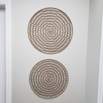 Mandala  “Target” - Crochet Wall Décor