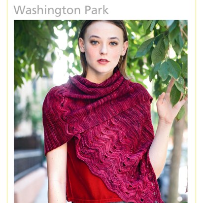 Washington Park Shawl in Malabrigo Arroyo - MAWP13 - Downloadable PDF - knitting pattern