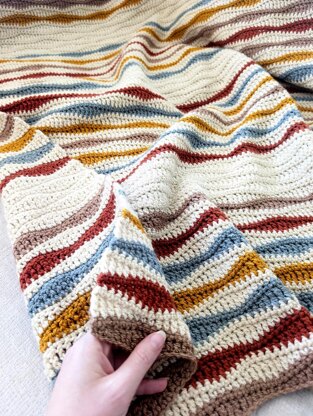 Autumn Waves Blanket