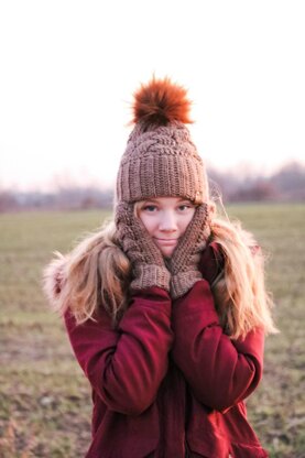 Braided Crochet Mittens