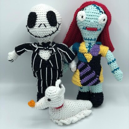 Jack, Sally, and Zero (Nightmare Before Christmas)