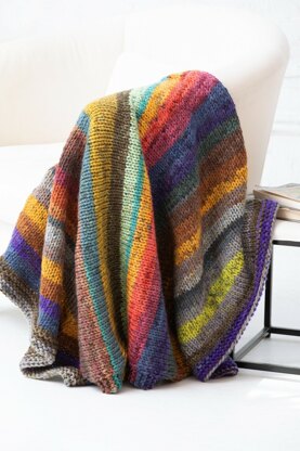 Egg Harbour Afghan in Lion Brand Mandala Thick & Quick - L80198 - Downloadable PDF