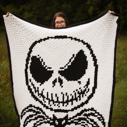 Jack Skellington C2C Blanket