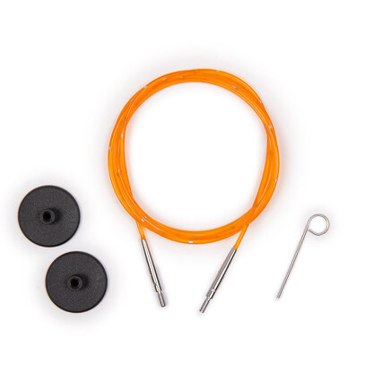 KnitPro Smart Stix Orange Single Cord - 96cm to make 120cm needle