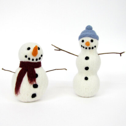 Hawthorn Handmade Snowmen Needle Felting Kit