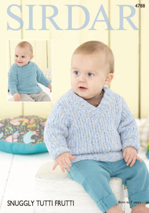 Sweaters in Sirdar Snuggly Tutti Frutti - 4788 - Downloadable PDF