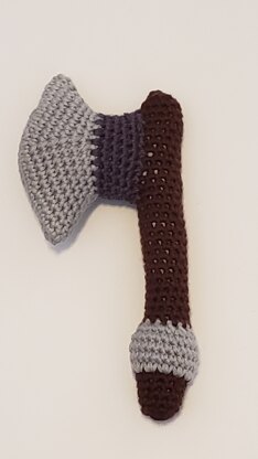 Battle axe baby rattle