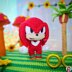 Knuckles the Echidna Amigurumi Crochet Pattern – PDF Digital Download (English)