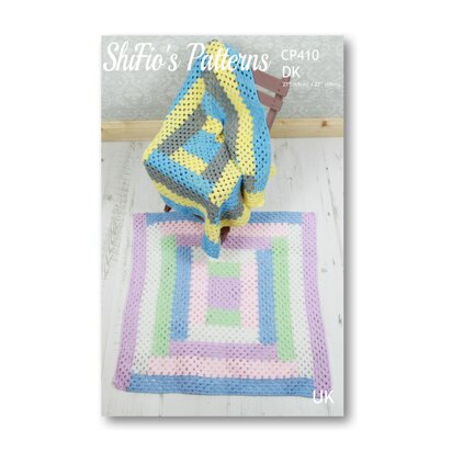Baby Blanket Crochet Pattern #410
