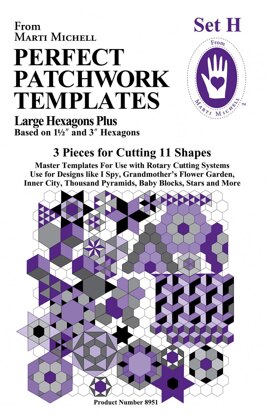 Marti Michell Set H Perfect Patchwork Quilting Template