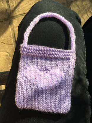 purple heart bag