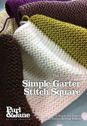 Simple Garter Stitch Square