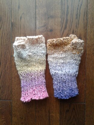 Fingerless Silk Garden Gloves