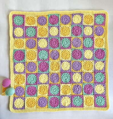 Bright Baby Blanket + Ice Cream