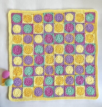 Bright Baby Blanket + Ice Cream