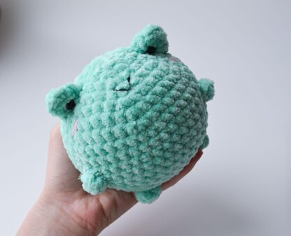 Crochet plush Frog pattern