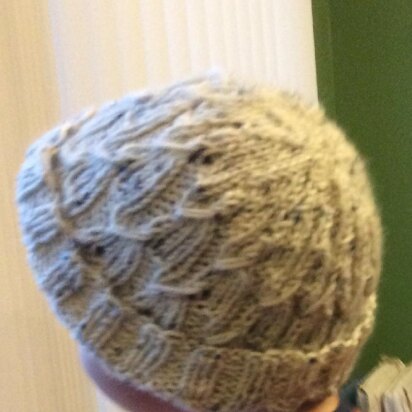 Brain Waves Hat - knitting pattern