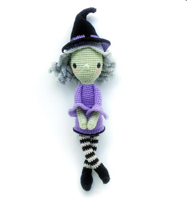 Catrina, Día de muertos doll and Diega the witch -Crochet pattern/amigurumi