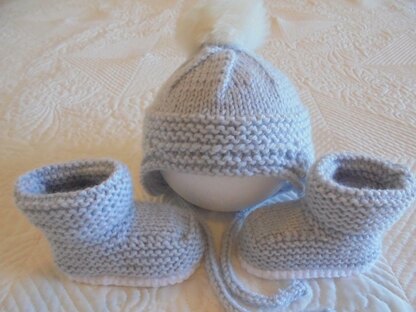 Easy Baby Hat And Booties