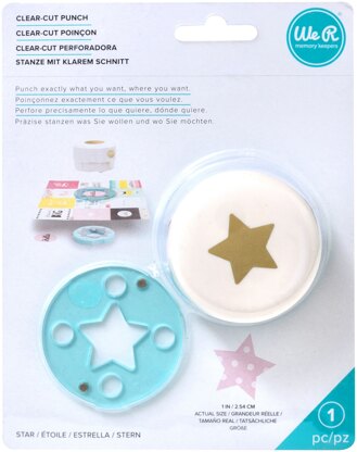 We R Memory Keepers 1" Clear-Cut Punch - Star