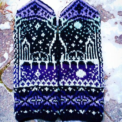 Rendezvous at Midnight - knitting pattern
