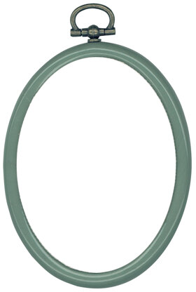 Permin 3 x 4 Inch Green Oval Flexi-Hoop