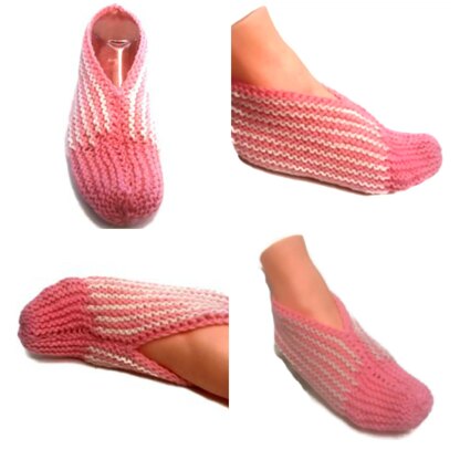 Coral Knit Slippers