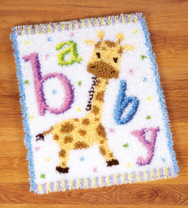 Knüpfteppichpackung Baby Giraffe II