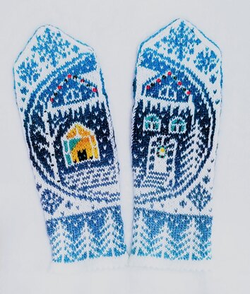 Snow Globe Mittens