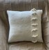 Cable twist pillow cover