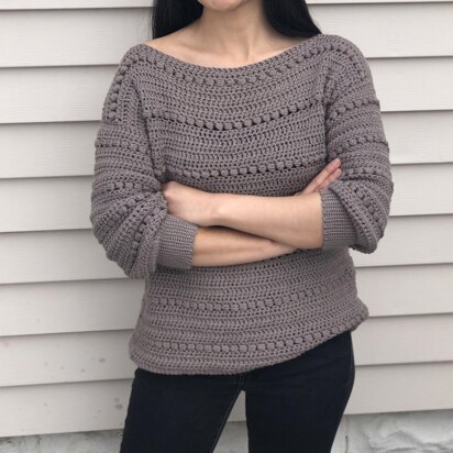 Scoop neck sweater