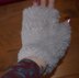 Faux Fur Fingerless Mittens