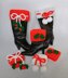 Festive Christmas Boot Toppers Cuffs