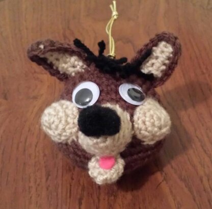 Coyote Christmas Ornament