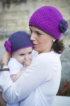 Hat with a flower