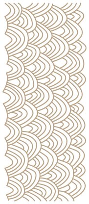 Spellbinders Glimmer Backgrounds Hot Foil Plate - Hand Drawn Wave