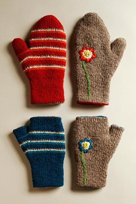 Reversible Fingerless Gloves