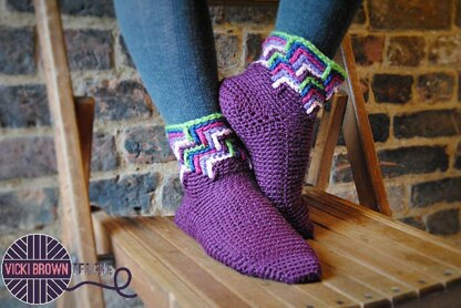 Rainbow Slipper Socks