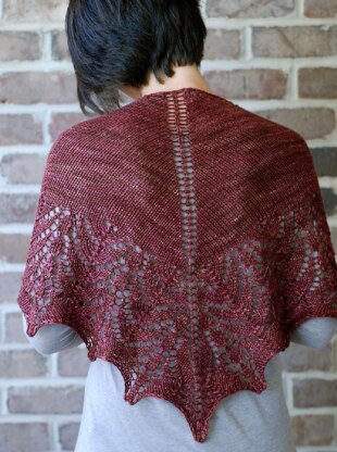 Falling Water Shawl