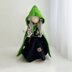 Crochet witch doll, amigurumi witch, Spooky witch