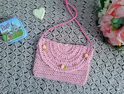 Crochet Coquette Flower Bag/Purse Pattern