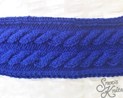 Free Super-Simple Cable Scarf Knitting Pattern Snoo's Knits