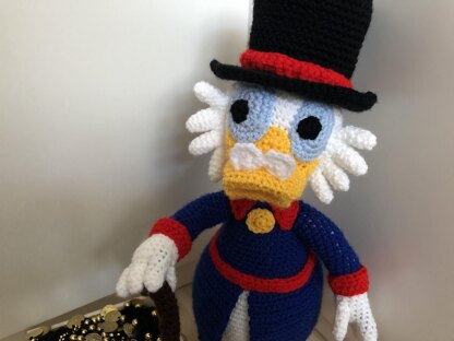 Rich Duck amigurumi doll