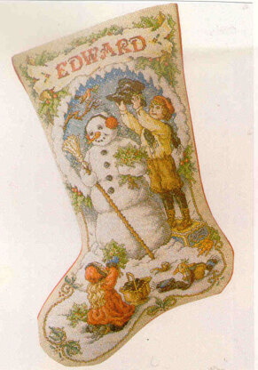 Nostalgic Christmas Stocking - PDF