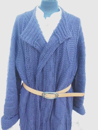 BARCELLONA, cardigan in chunky weight wool