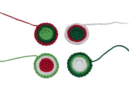 Christmas Crochet Wreath Pattern - Jingle Bells