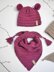 Crochet Pattern – Asterisk Set – Cap & Scarf – no.210E