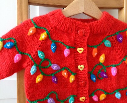 Christmas Lights Cardigan